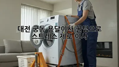 대전 궁동 용달이사, 꿀팁으로 스트레스 제로 이사!